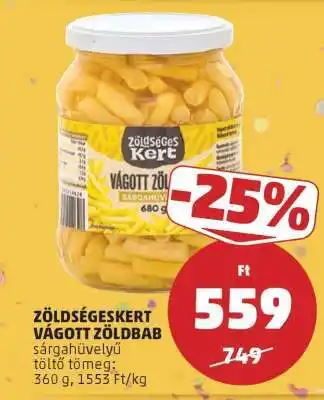 PENNY Zöldségeskert Vágott Zöldbab ajánlat