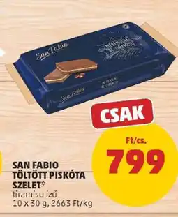 PENNY SAN FABIO TÖLTÖTT PISKÓTA SZELET ajánlat