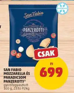 PENNY San Fabio Mozzarella és Paradicsom Panzerotti ajánlat
