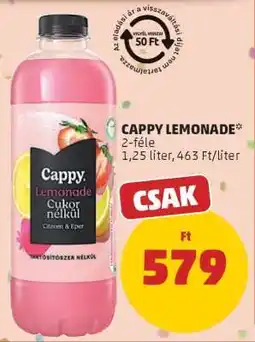 PENNY Cappy Lemonade ajánlat