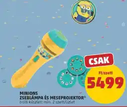 PENNY MINIONS ZSEBLÁMPA ÉS MESEPROJEKTOR ajánlat