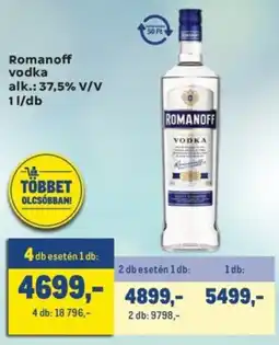 Metro Romanoff vodka ajánlat