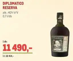 Metro Diplomatico reserva ajánlat