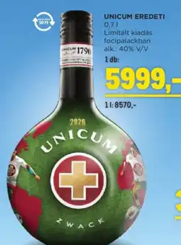 Metro Unicum eredeti ajánlat