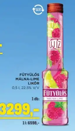 Metro Fütyülős málna-lime likör ajánlat