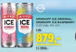 Metro Smirnoff ice original, smirnoff ice raspberry ajánlat