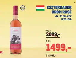 Metro Eszterbauer öröm rosé ajánlat