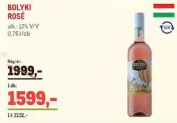 Metro Bolyki rosé ajánlat