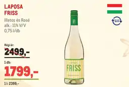 Metro Laposa friss ajánlat