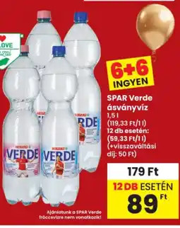Interspar SPAR Verde ásványvíz ajánlat