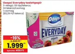 Interspar Ooops! Everyday toalettpapír ajánlat