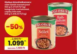 Interspar Globus készételkonzerv ajánlat