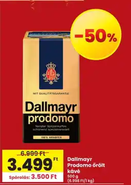 Interspar Dallmayr Prodomo őrölt kávé ajánlat