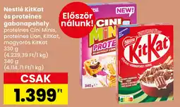 Interspar Nestlé KitKat és proteines gabonapehely ajánlat