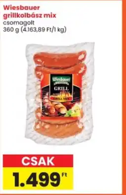 Interspar Wiesbauer grillkolbász mix ajánlat
