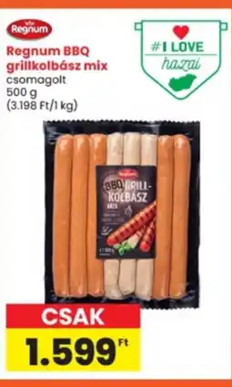 Interspar Regnum BBQ grillkolbász mix ajánlat