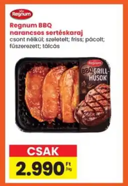 Interspar Regnum BBQ narancsos sertéskaraj ajánlat