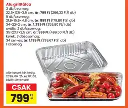 Interspar Alu grilltálca ajánlat