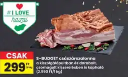 Interspar S-BUDGET császárszalonna ajánlat