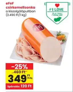Interspar Efef csirkemellsonka ajánlat