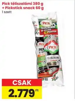 Interspar Pick téliszalámi + Pickstick snack ajánlat