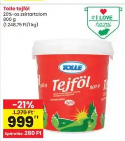 Interspar Tolle tejföl ajánlat