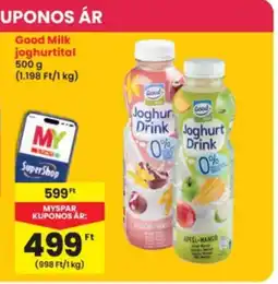 Interspar Good Milk joghurtital ajánlat