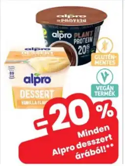 Interspar Minden Alpro desszert árából! ajánlat