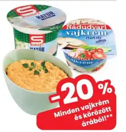 Interspar Minden vajkrém és körözött árából! ajánlat