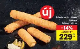 Interspar Túrós-citromos börek ajánlat
