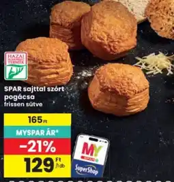 Interspar SPAR sajttal szórt pogácsa ajánlat