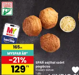 Interspar SPAR sajttal szórt pogácsa ajánlat