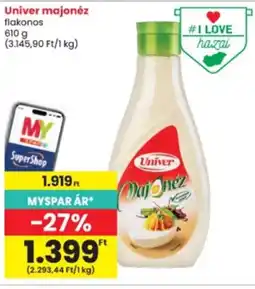 Interspar Univer majonéz ajánlat