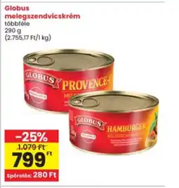 Interspar Globus melegszendvicskrém ajánlat