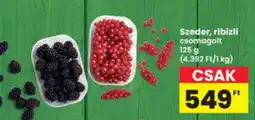 Interspar Szeder, ribizli ajánlat