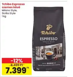 Interspar Tchibo Espresso szemes kávé ajánlat
