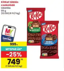 Interspar Kitkat táblás csokoládé ajánlat