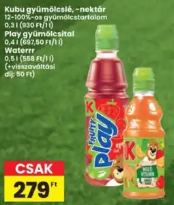 Interspar Kubu gyümölcslé, -nektár ajánlat