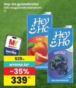Interspar Hey-Ho gyümölcsital ajánlat