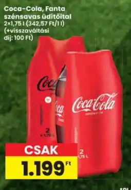 Interspar Coca-Cola, Fanta szénsavas üdítőital ajánlat