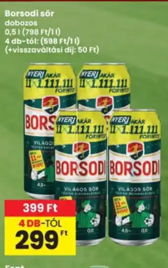 Interspar Borsodi sör ajánlat