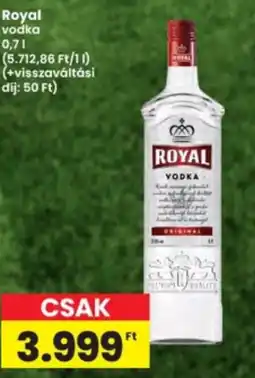 Interspar Royal vodka ajánlat