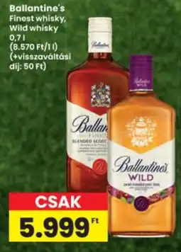 Interspar Ballantine's Finest whisky, Wild whisky ajánlat