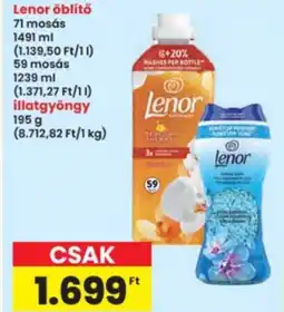 Interspar Lenor öblítő ajánlat