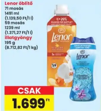 Interspar Lenor öblítő ajánlat