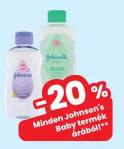 Interspar Minden Johnson's Baby termék árából! ajánlat