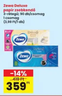 Interspar Zewa Deluxe papír zsebkendő ajánlat