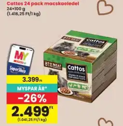 Interspar Cattos 24 pack macskaeledel ajánlat