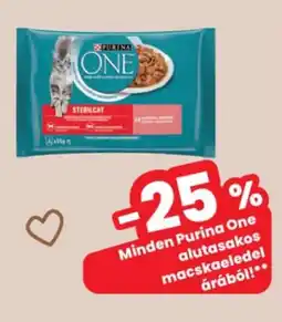 Interspar Minden Purina One alutasakos macskaeledel árából! ajánlat