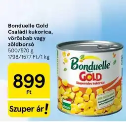 Tesco Bonduelle Gold Családi kukorica, vörösbab vagy zöldborsó ajánlat
